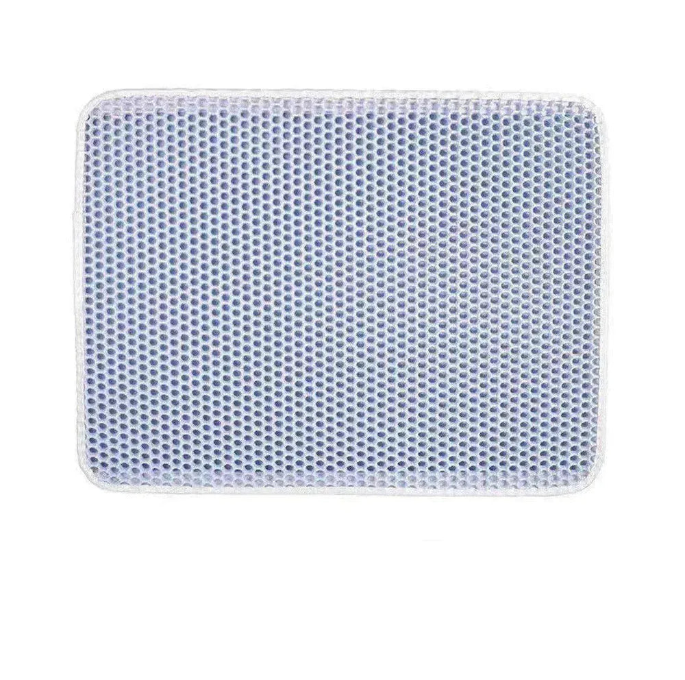 Solid Color Waterproof Easy to Clean Scatter Control Cat Litter Mat - EX-STOCK CANADA