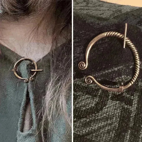 Hebilla de cinturón, corbata o broche de cuello de vaquero vikingo - EX-STOCK CANADA
