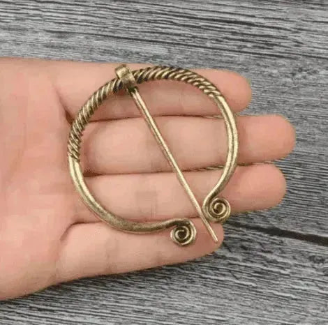 Hebilla de cinturón, corbata o broche de cuello de vaquero vikingo - EX-STOCK CANADA