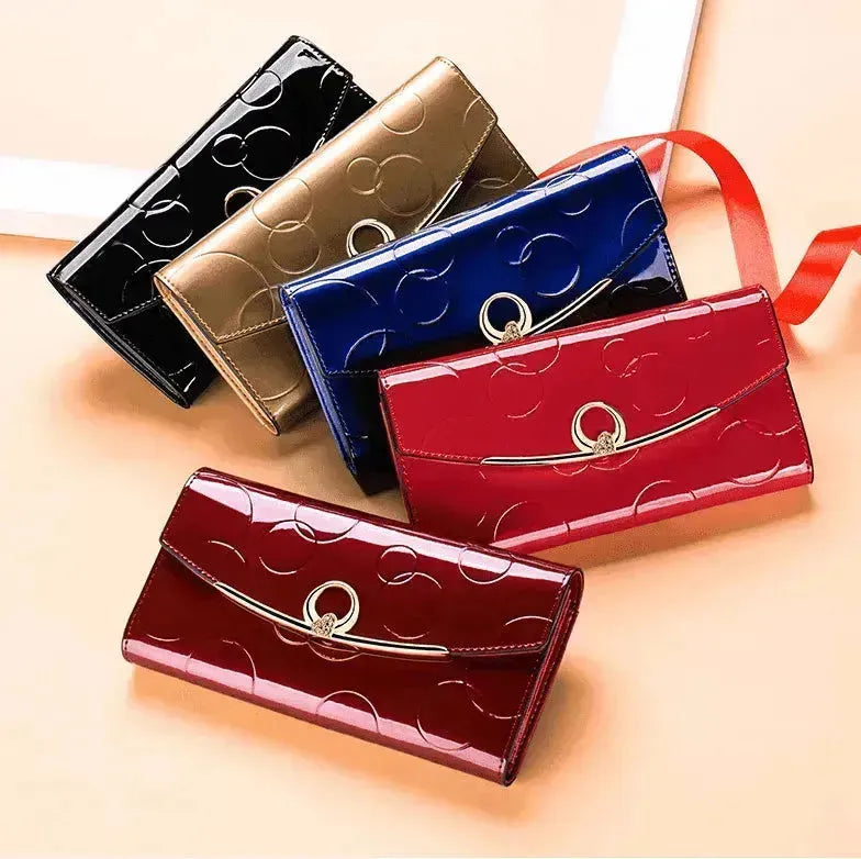 Portefeuille Pochette Sac en Cuir Véritable pour Femmes, Antivol, Grande Capacité - EX-STOCK Canada