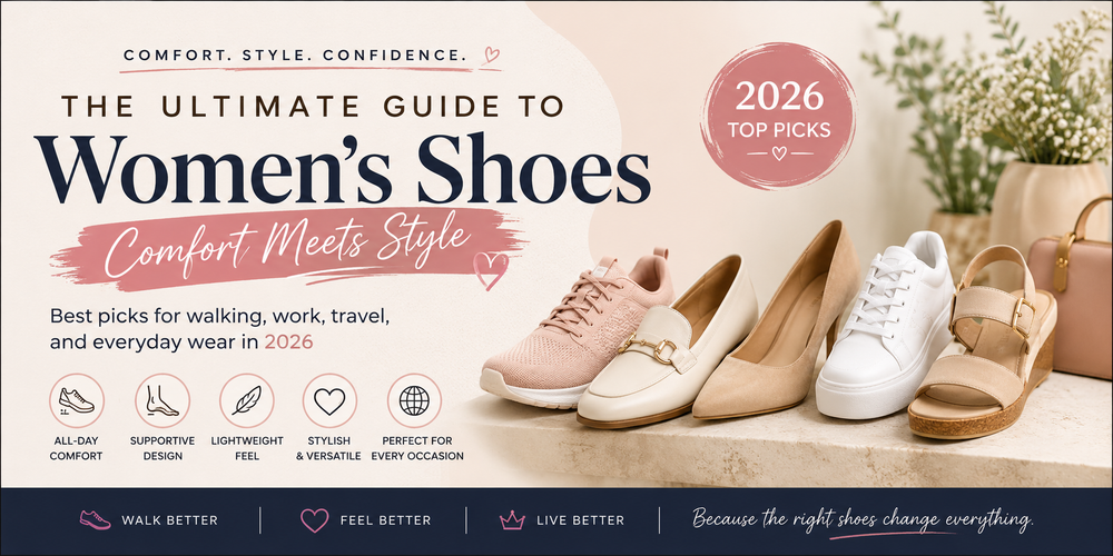 The Ultimate Guide to Comfortable Women’s Shoes in 2026: Best Styles for Work, Travel, Walking &amp; Everyday Fashion