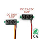 0.28 Ultra-small DC Voltmeter Digital LED Display Adjustable - EX-STOCK CANADA