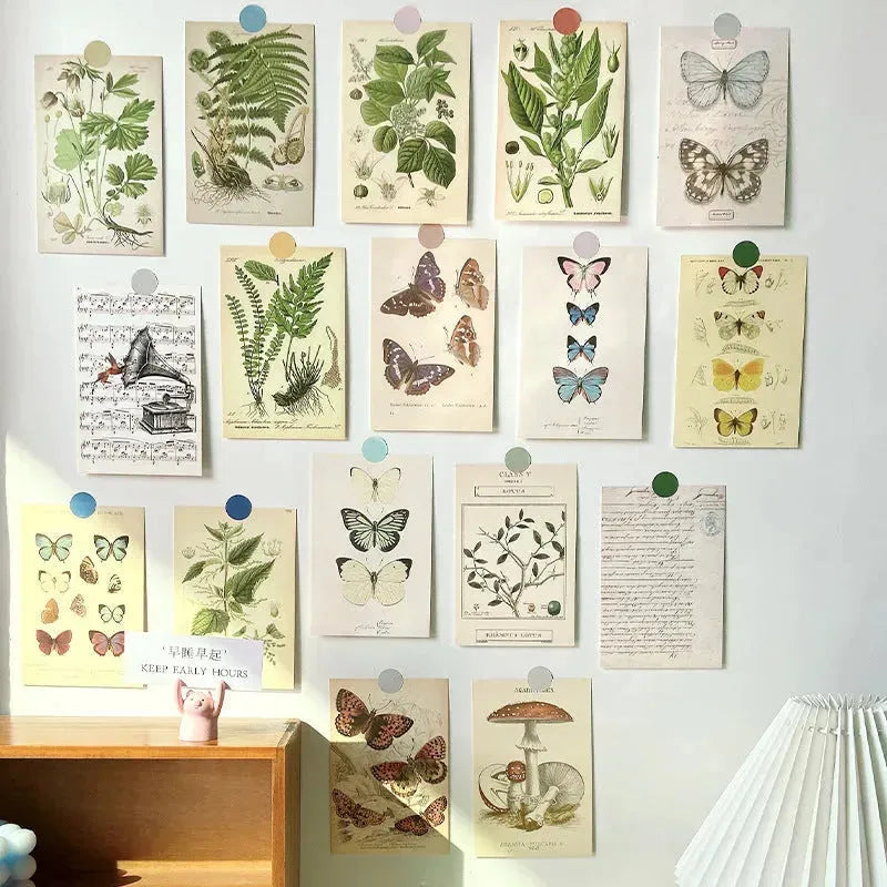 Forest Plant Series Decorative Card Wall Bedroom Postcard Wall Sticker Decoration Decorative Card - EX-STOCK CANADA