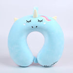 U-shaped Pillow Slow Rebound Memory Foam Neck Pillow Car Travel Afternoon Nap Pillow 