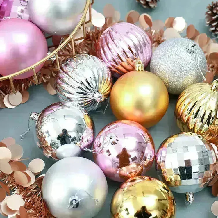 34 Ornements de Noël 4cm de balle de Noël
