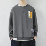 Men's Casual Sweatshirt Round Neck Pullover Top
