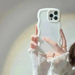 Wave Border Mobile Phone Case Solid Color Simple Candy Color - EX-STOCK CANADA