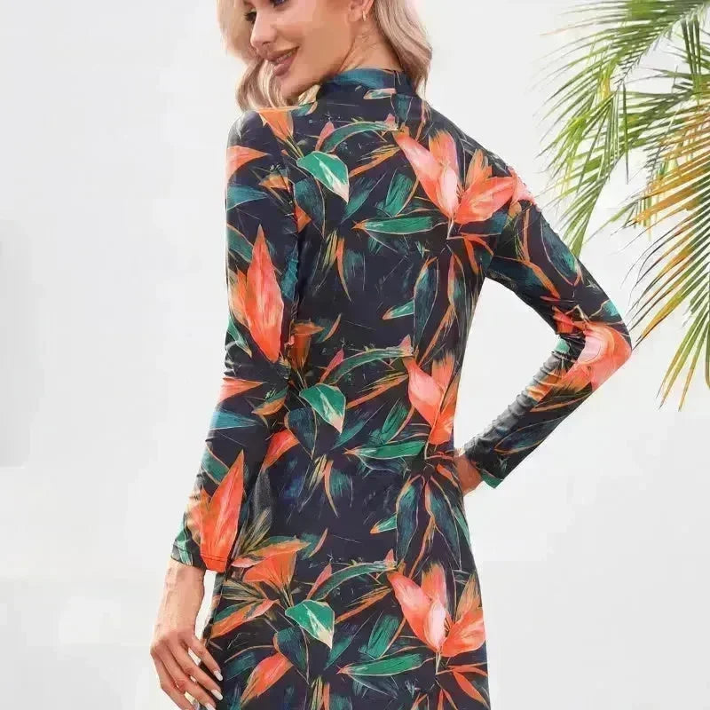 Long Sleeve ArabSwimsuit With Hat Included Chest Pad 3 Piece Set Conservative Swimwear EX-STOCK