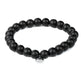 Lava Volcanic Stone Couple Magnetic Clasp Bracelet