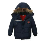 New Children's Cotton Padded Clothes Thickened Hooded Coat