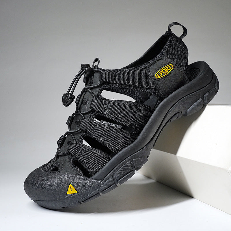 Men's Thick Bottom Toe Cap Beach Upstream Plus Size Outdoor Casual Shoes  EX-STOCK CANADA