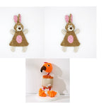 Pet Toy Donkey Shape Corduroy Chew Toy For Dogs Puppy Squeaker Squeaky Plush Bone Molar Dog Toy Pet Training Dog EX-STOCK Canada 