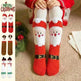 Child Christmas Socks Winter No-shedding Cute Elk Elk Santa Claus Snowman Sleeping Floor Coral Fleece Socks - EX-STOCK CANADA