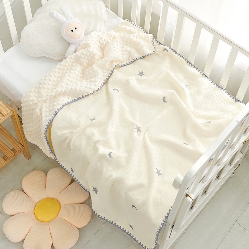 Doudou Blanket Baby Blanket Crepe Newborn Soothing Blanket EX-STOCK Canada 