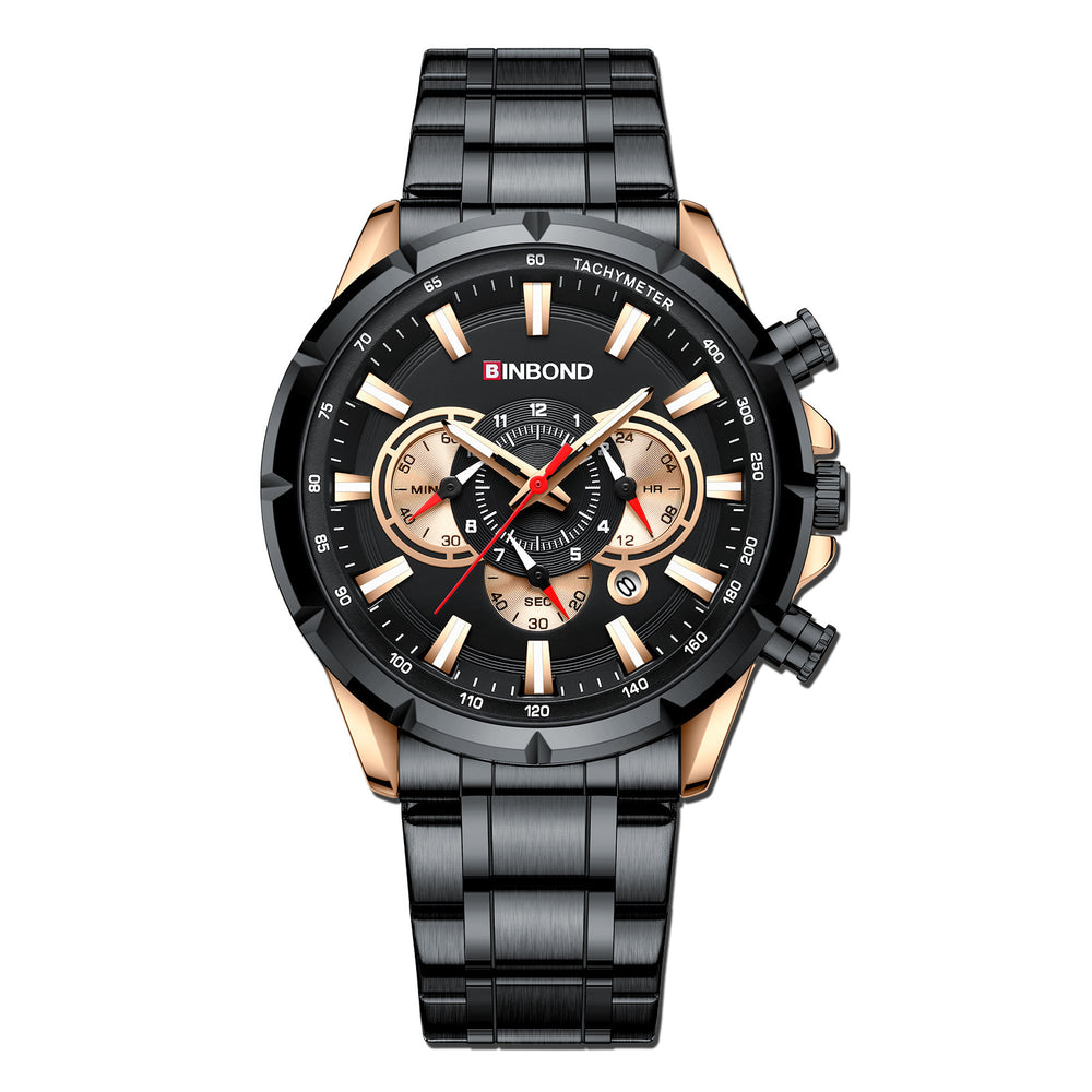Tactical Motorcycle Waterproof Luminous Watch Timing Multi-Pointer EX-STOCK Canada 