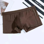 Men's Underwear Plain Cotton Boxer Short Breathable U Convex - EX-STOCK CANADA