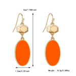 Colorful Flower Stud Earrings European And American Summer High Sense - EX-STOCK CANADA