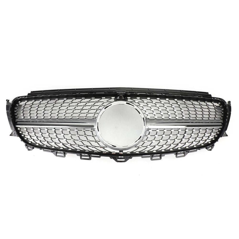 Diamond Silver Edge Front Grille For 2016 To 2019 Mercedes-Benz W213 E300 E400 EX-STOCK
