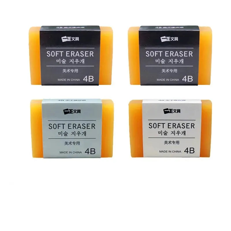 High Quality 4B Pencil Eraser Big Art Plastic Rubber for Artist Pencil Sketch Student Stationery Eraser School Office Supply - EX-STOCK CANADA