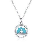 Open Round Hollow Perfume Box Necklace - EX-STOCK Canada