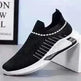 Fashion Mesh Sock Shoes With Striped Design Men Outdoor Breathable Slip-on Sneakers Casual Lightweight Running Sports Shoes - EX-STOCK CANADA
