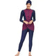ArabSwimsuit Long-sleeved Trousers Three-piece Set Conservative Sun Protection With Chest Pad EX-STOCK