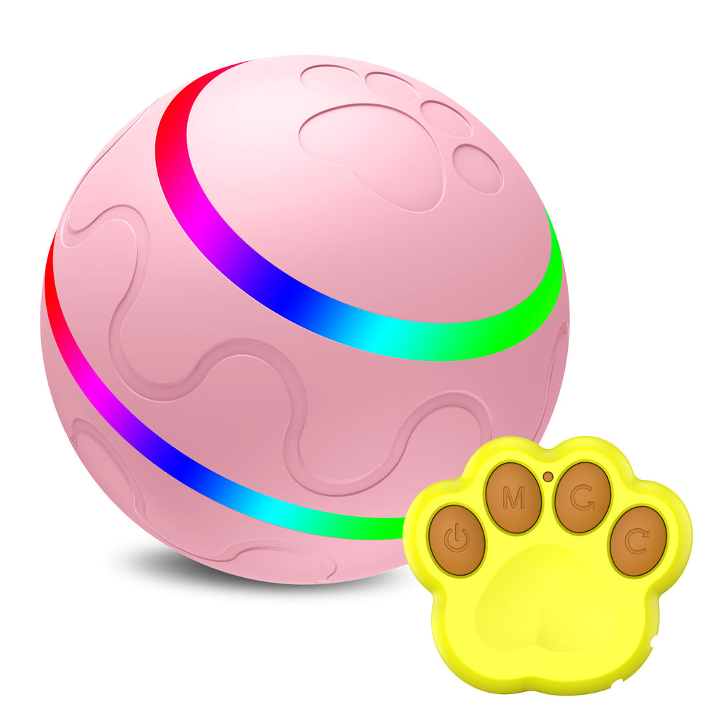 Pet New Cat Wicked Ball Toy Intelligent Ball USB Cat Toys Self Rotating Ball Automatic Rotation Ball EX-STOCK Canada 