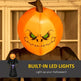 7ft Inflatable Halloween Decoration Pumpkin Reaper, Blow-Up Outdoor LED Yard Display With Lights For Garden, Party, Holiday EX-STOCK Canada 