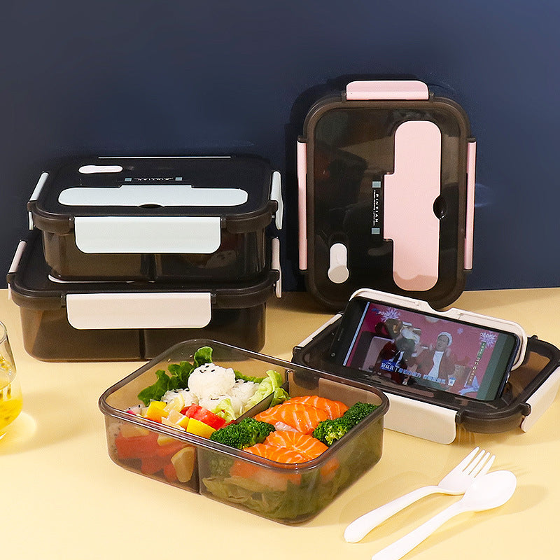 Kitchen Lunch Box Work Student Outdoor Activities Travel Microwave Heating Food Container Plastic Bento Box Storage Snacks Boxes EX-STOCK Canada