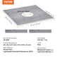 Shower Curb Kit, 36x36 Shower Pan Kit With 6.3 Central Drain, Lightweight EPS Shower Installation Kits With 2 Waterproof Cloths, Shower Pan Slope Sticks Fit For Bathroom EX-STOCK