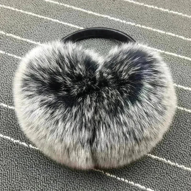 Warm Whole Skin Fox Earmuff Earmuffs Female