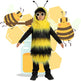 Halloween Children's Performance Animal Bee Role Cosplay Clothes EX-STOCK