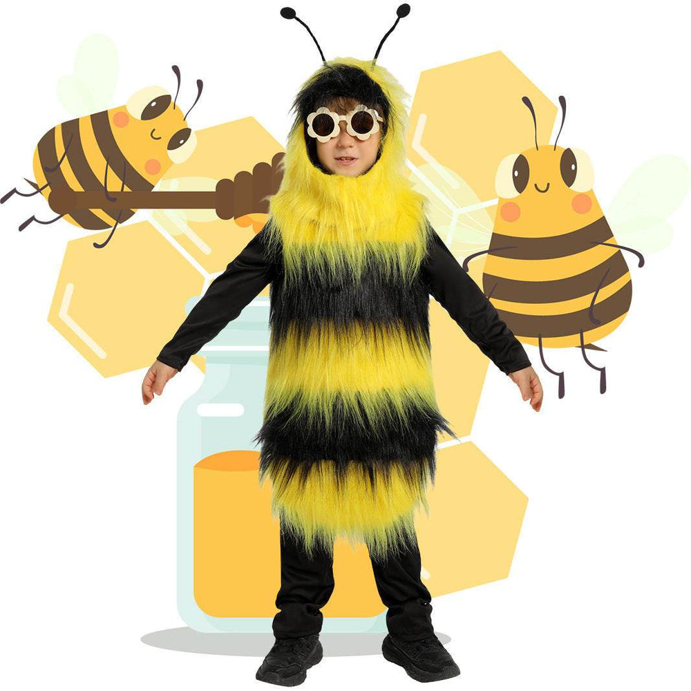 Halloween Children's Performance Animal Bee Role Cosplay Clothes EX-STOCK