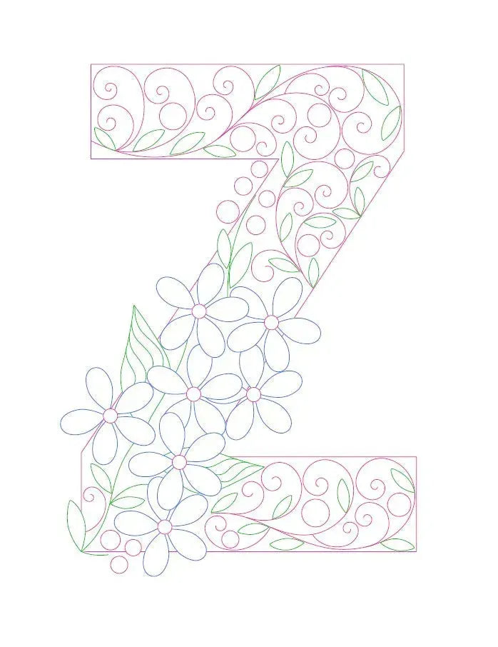 Paper Filigree Painting Kit - Letters - EX-STOCK CANADA