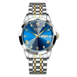 Reloj de correa de acero de cuarzo para hombres