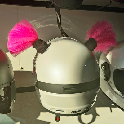 Rose helmet braid decoration accessory