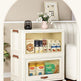 Baby Safety Transparent Opening Lid Indoor Home Decoration Storage Cabinet With Wheels EX-STOCK