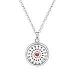 Open Round Hollow Perfume Box Necklace - EX-STOCK Canada