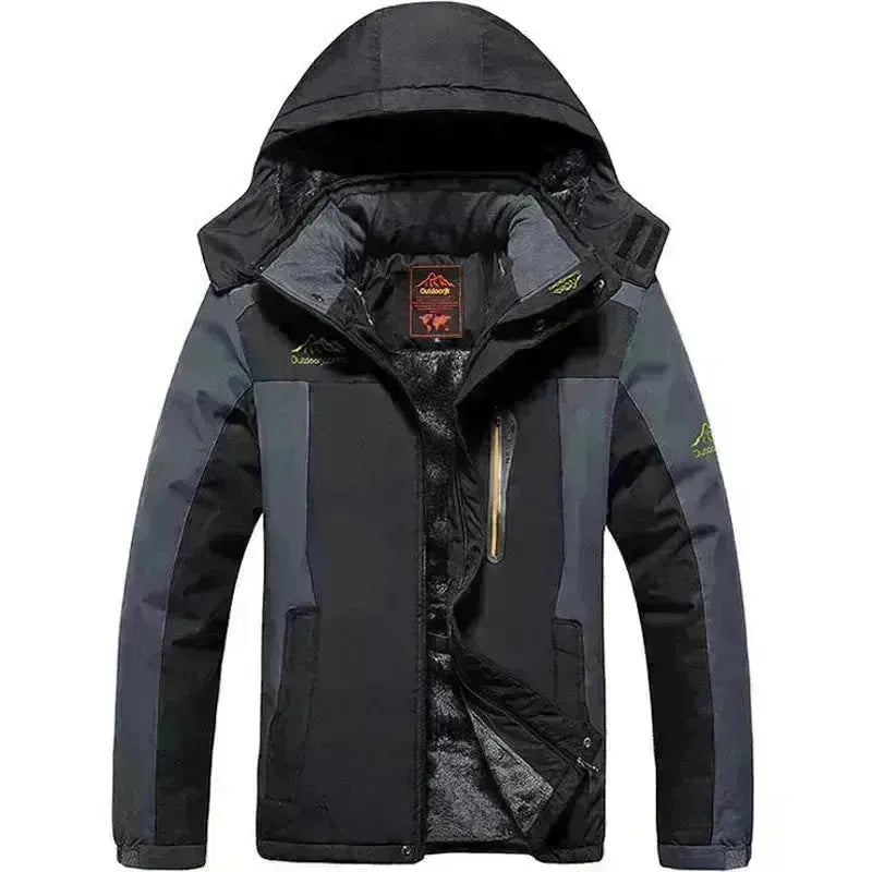 Herrenangriffe Fleece mit Fleece-Säumer im Freien Winterwindproofjacke im Freien