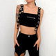 Summer Spring Black Tank Top Women Sleeveless Cropped Tops Hollow  Bustier Top Streetwear - EX-STOCK CANADA