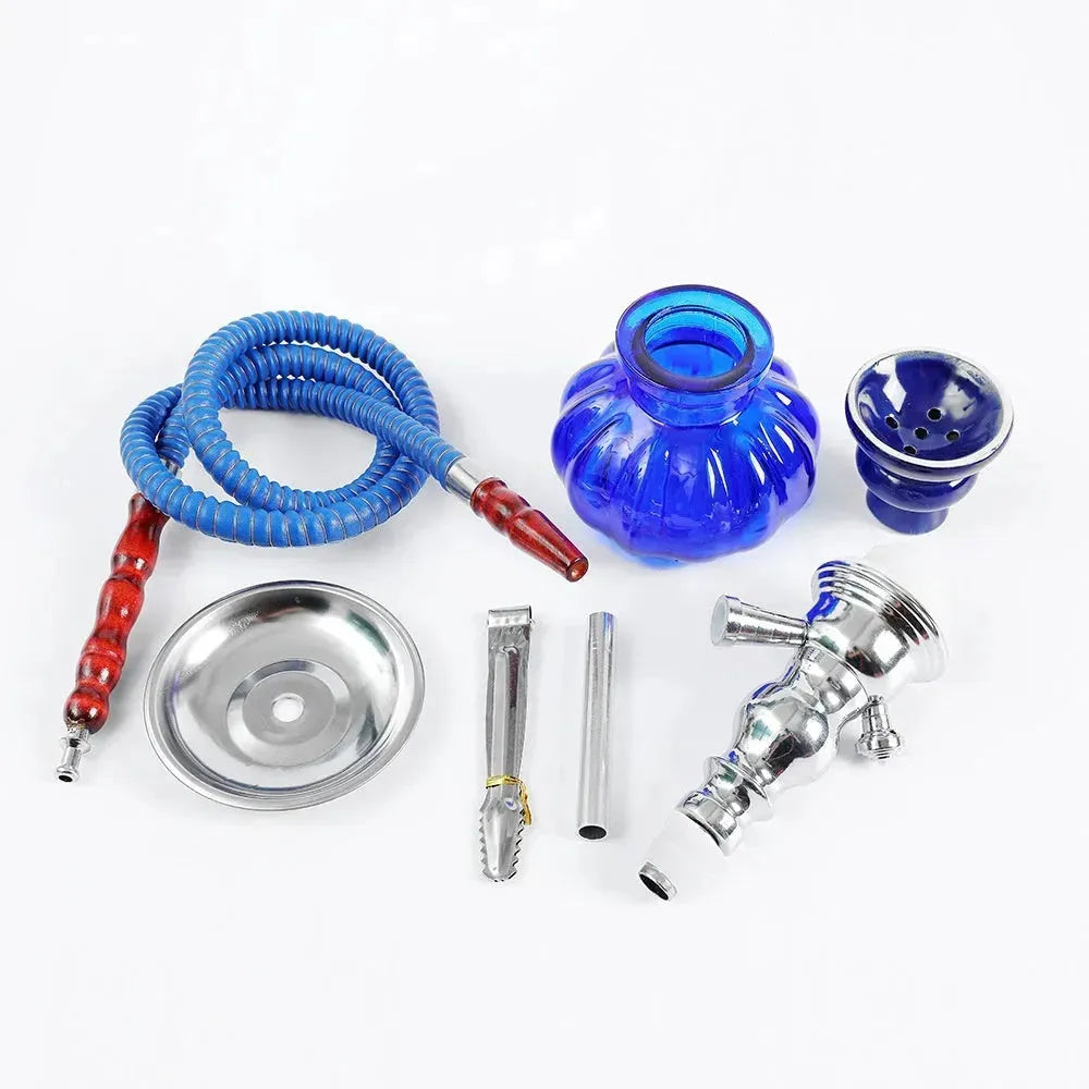Small Size Iron Single And Double Pipe Hookah Suit - EX-STOCK CANADA