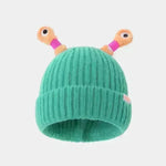 New Cute Luminous Fall Winter Warm Ear Protection Wool Cartoon All-matching Knitted Beanie Hat - EX-STOCK CANADA