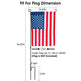 1Pc Garden Flag Stand Flagpole Weatherproof Wrought Iron Coated Yard Flag Holder For Yard Flag Party Banner Fits 11.8x17.7in Flag For Christmas Halloween Outdoor Decoration - EX-STOCK Canada