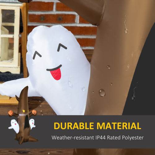 5 Halloween Inflatables Outdoor Decorations Ghost Tree With Pumpkins, Blow-Up LED Yard Decor Indoor Outdoor For Garden, Lawn, Party, Holiday - EX-STOCK Canada
