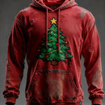 Christmas Pocket Hoodie Loose Pullover Digital Print Sweatshirt EX-STOCK Canada 