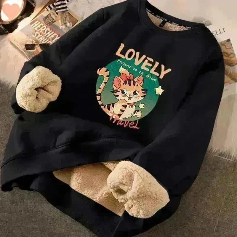 Autumn Winter Fleece-lined thick sweatshirt Pullover top for men - EX-STOCK CANADA