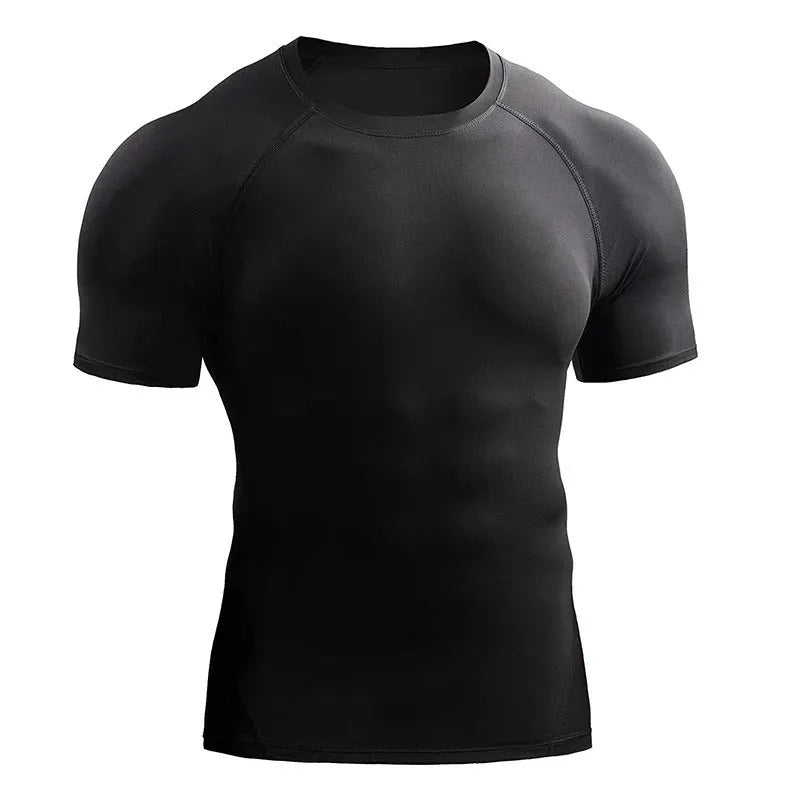 Quick Drying Men Short Sleeve Exercise Running Workout T-shirt Top - EX-STOCK CANADA