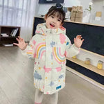 New Style Children's Down Jacket Middle Long Cute Thickened Cotton - EX-STOCK CANADA