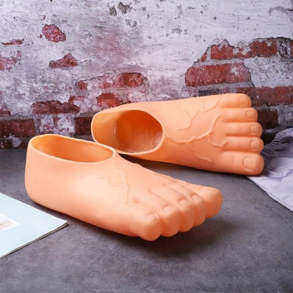 Adult Bigfoot Costume Shoes – Skin Tone, Free Size