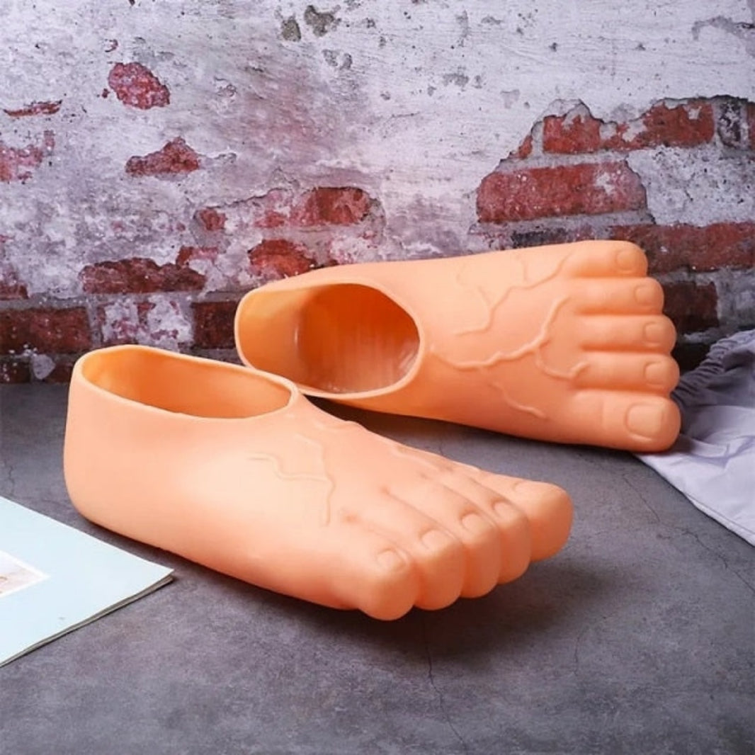 Adult Bigfoot Costume Shoes – Skin Tone, Free Size
